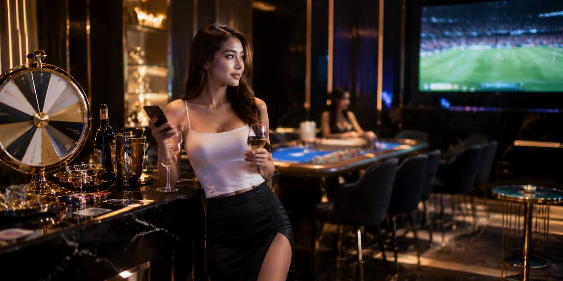 Dealer langsung, baccarat, roulette dan blackjack dalam satu lobby